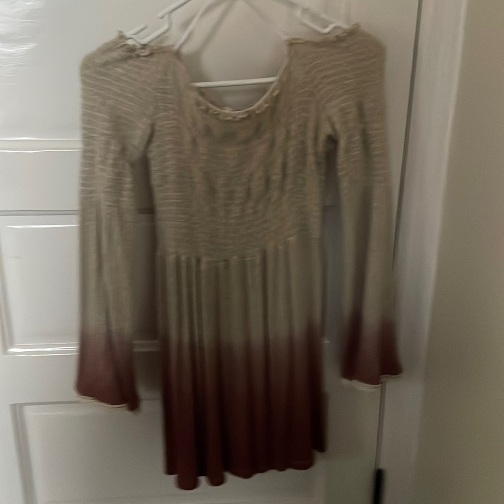 Tan/Mauve Ombré Boutique Top